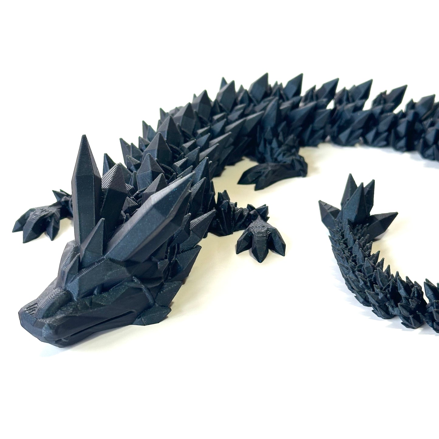 Large Crystal Dragons - 3D Printed Articulating
