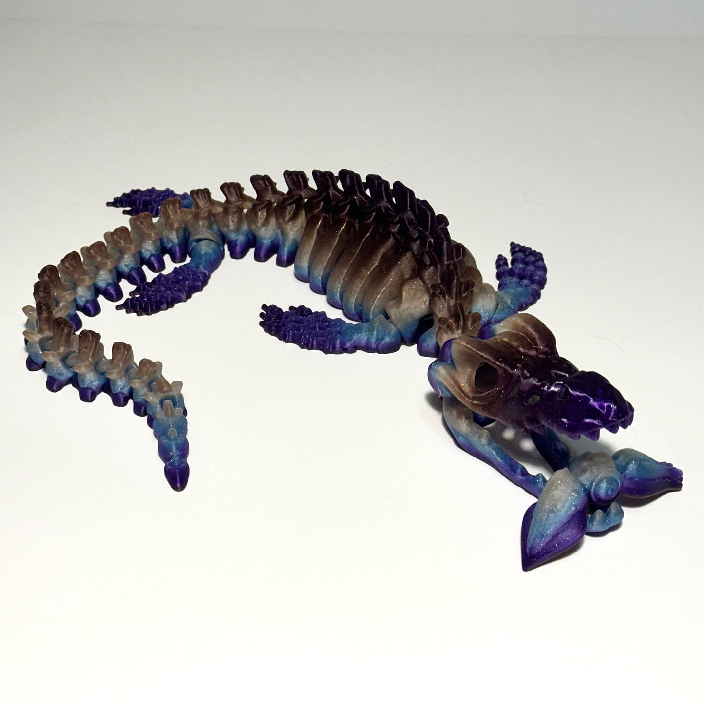 Giant Flexi Skeleton Mosasaurus - 3D Printed Articulating Figure