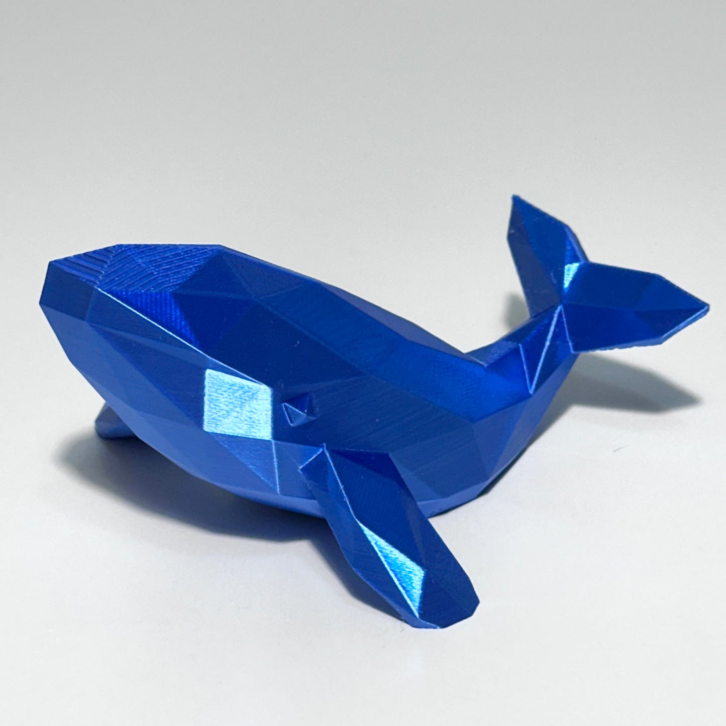 Low Poly Whale - 3D Printed Figure