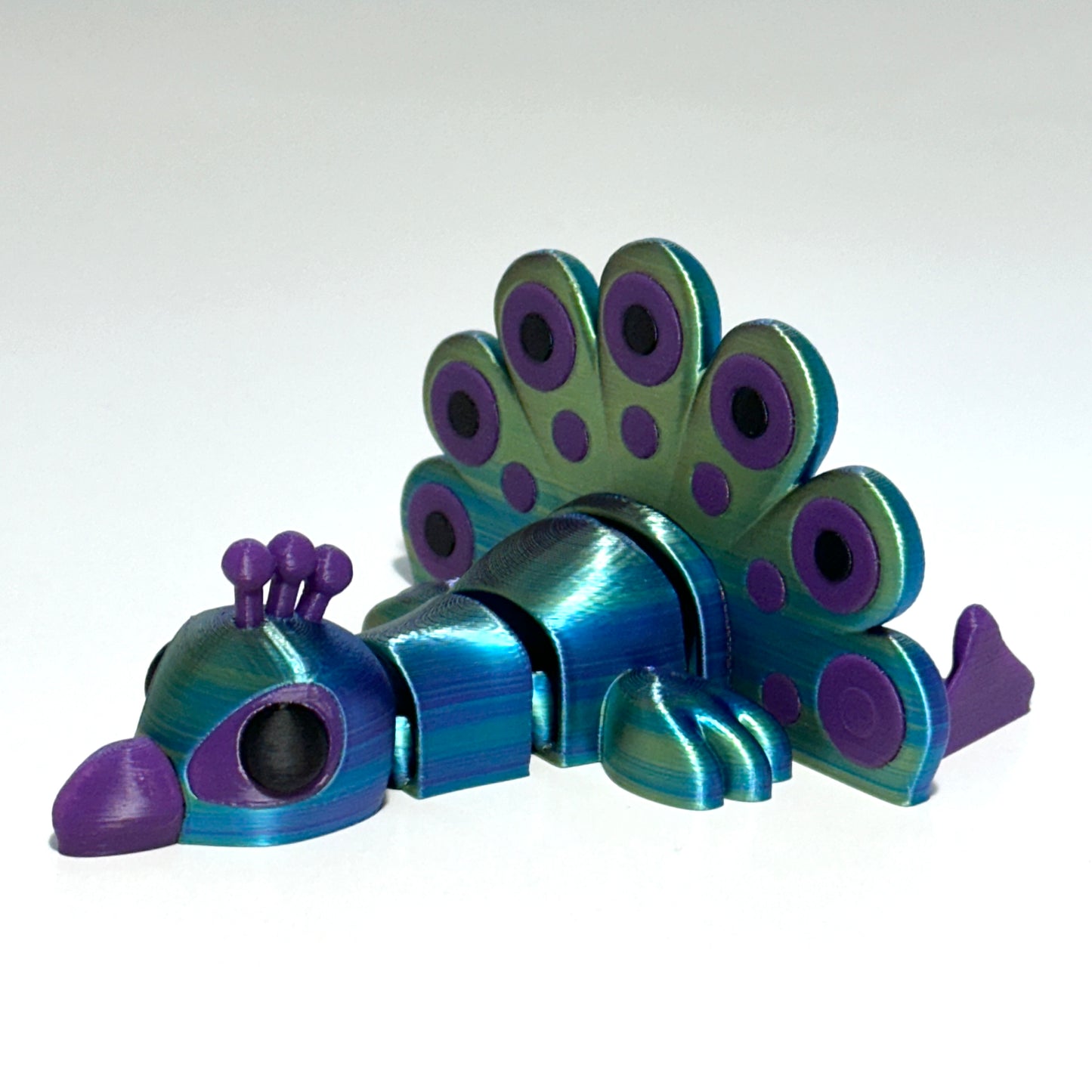 Flexi Peacock - 3D Printed Articulating Figure