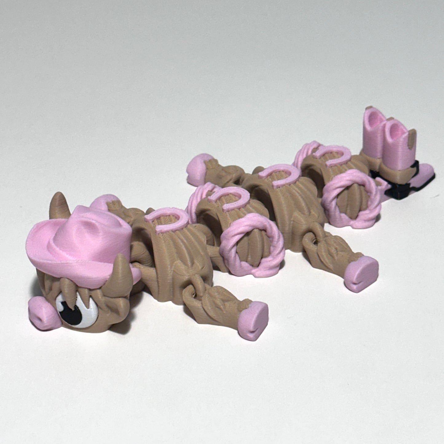 Cowboy Dragon - 3D Printed Articulating Figure