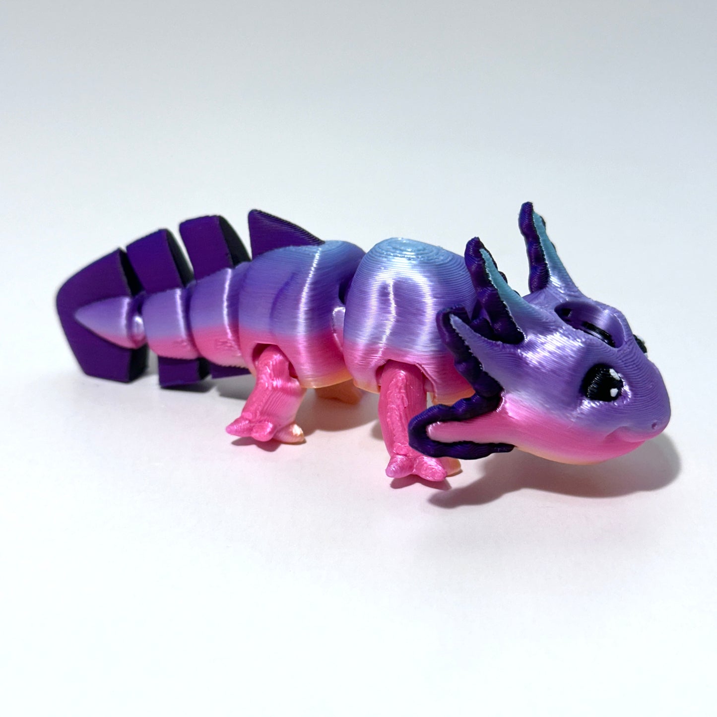 Baby Axolotl - 3D Printed Articulating Figure