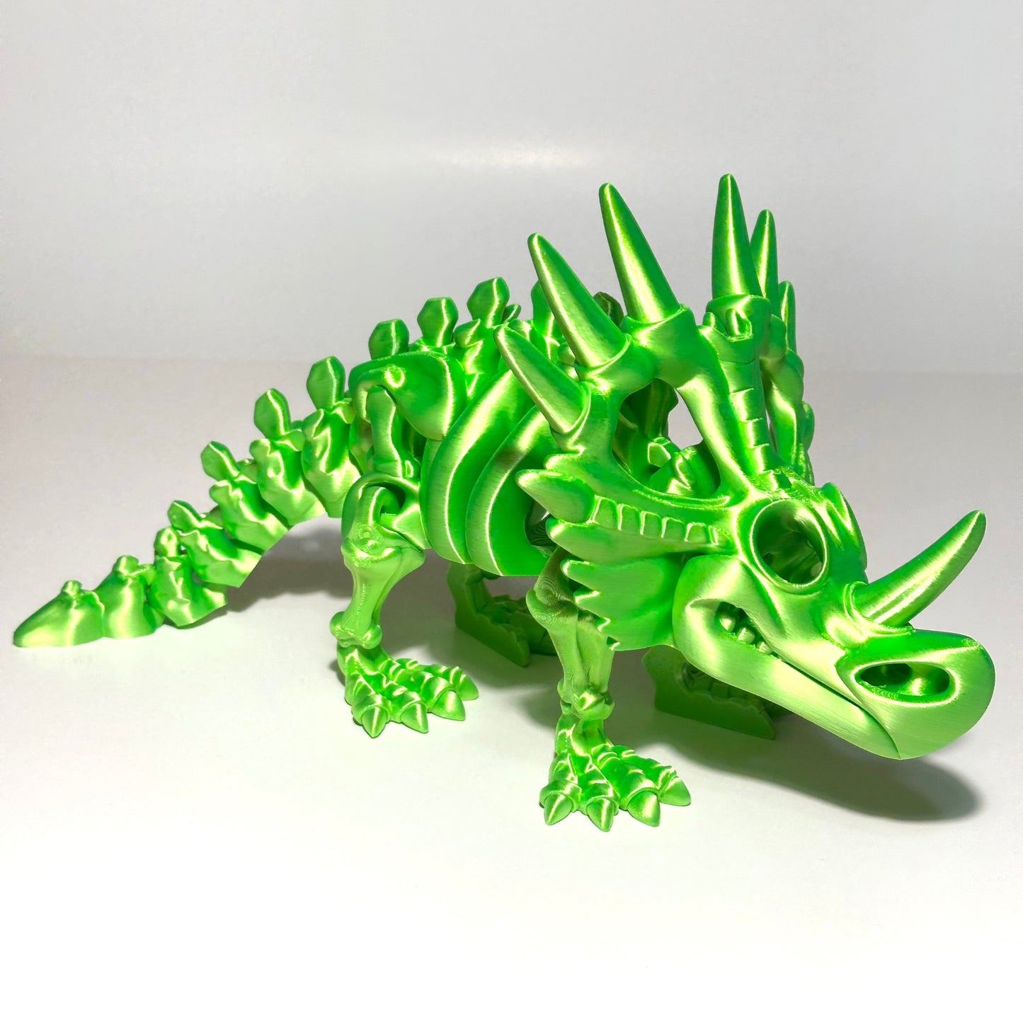 Flexi Skeleton Styracosaurus - 3D Printed Articulating Figure