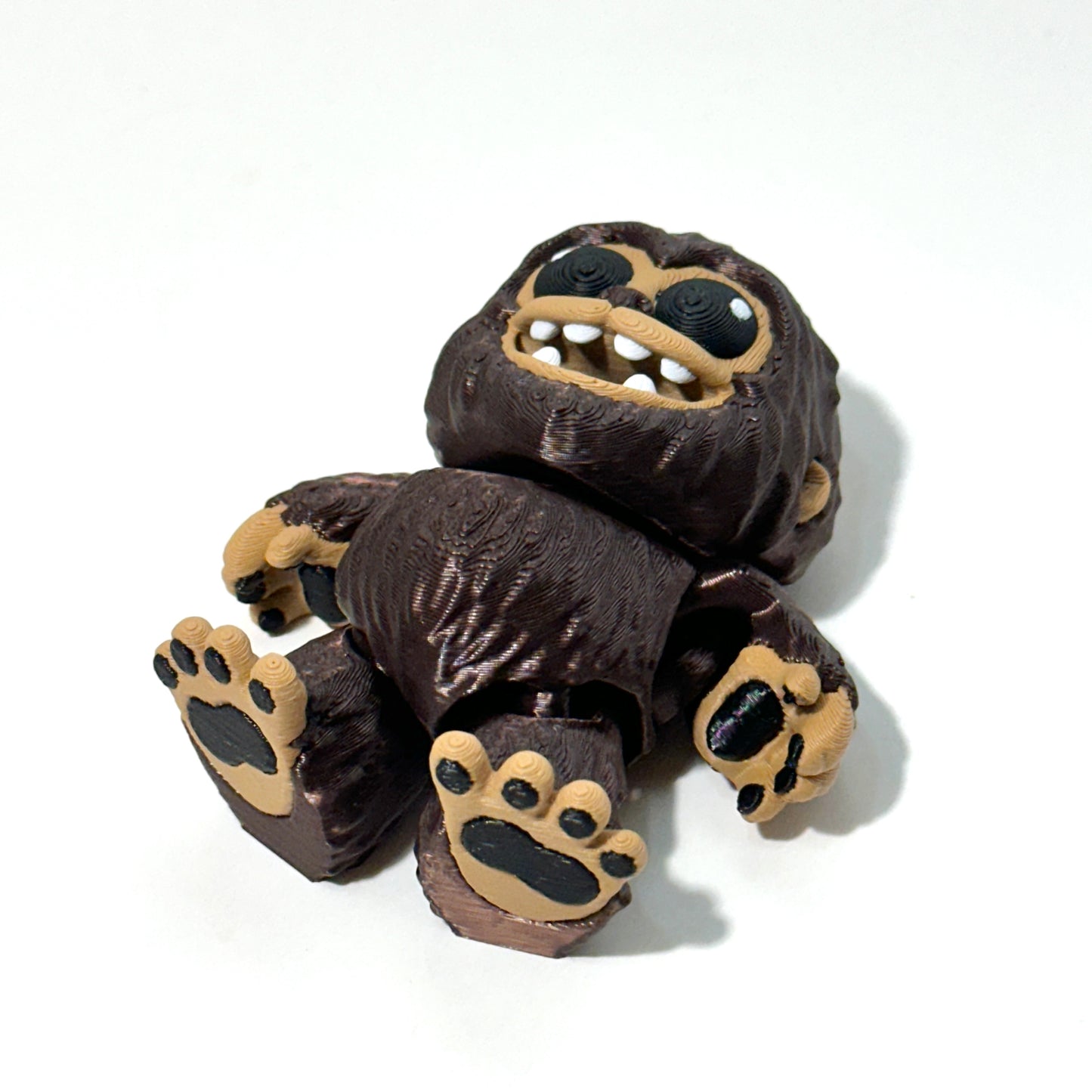 Cinder Bigfoot and Yeti - 3D Printed Articulating Figure