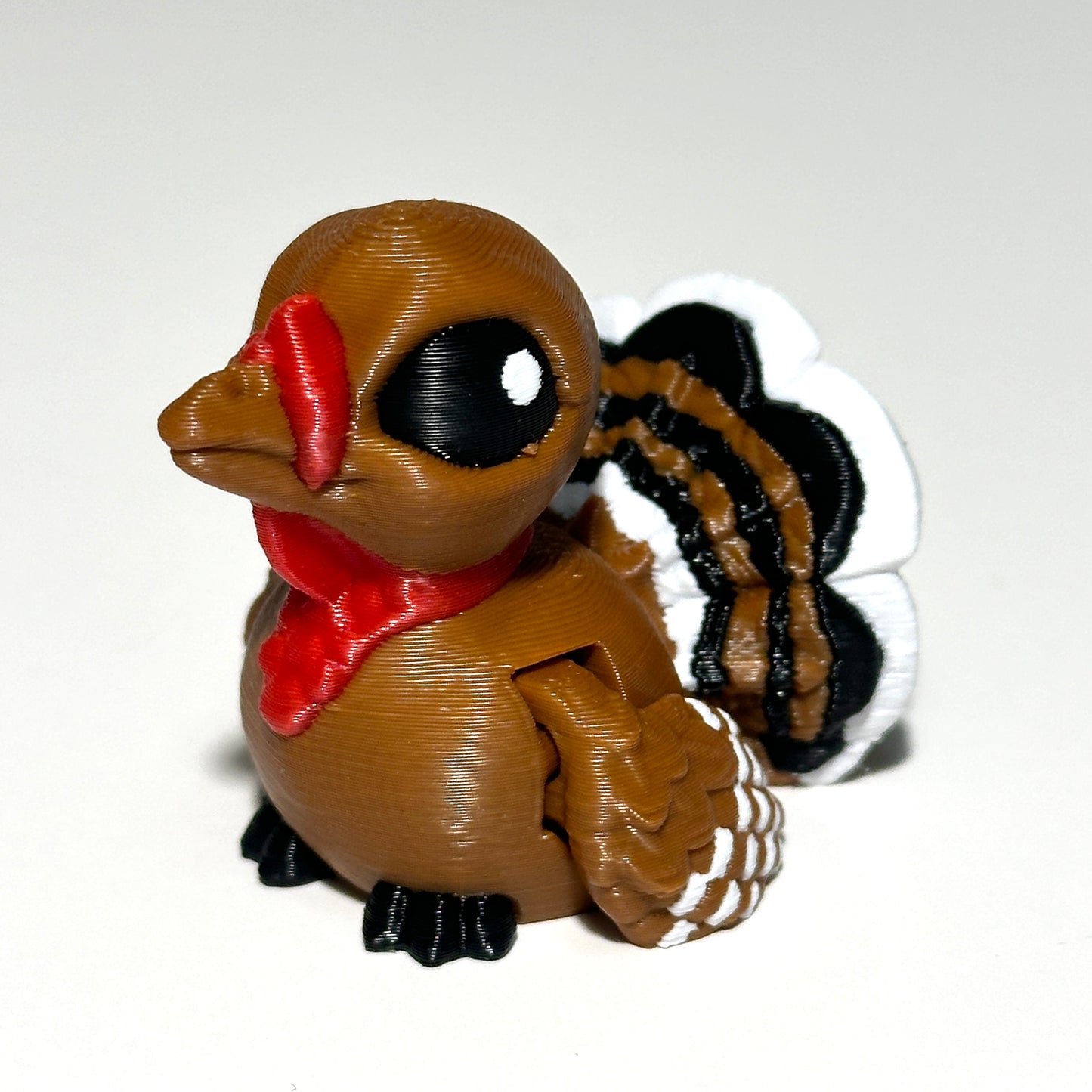 Cinder Turkey - 3D Printed Articulating Figure