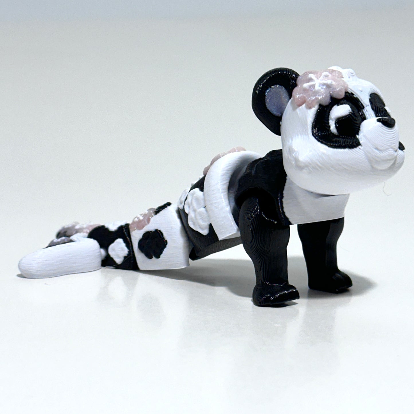 Panda Mermaid - 3D Printed Articulating Figure