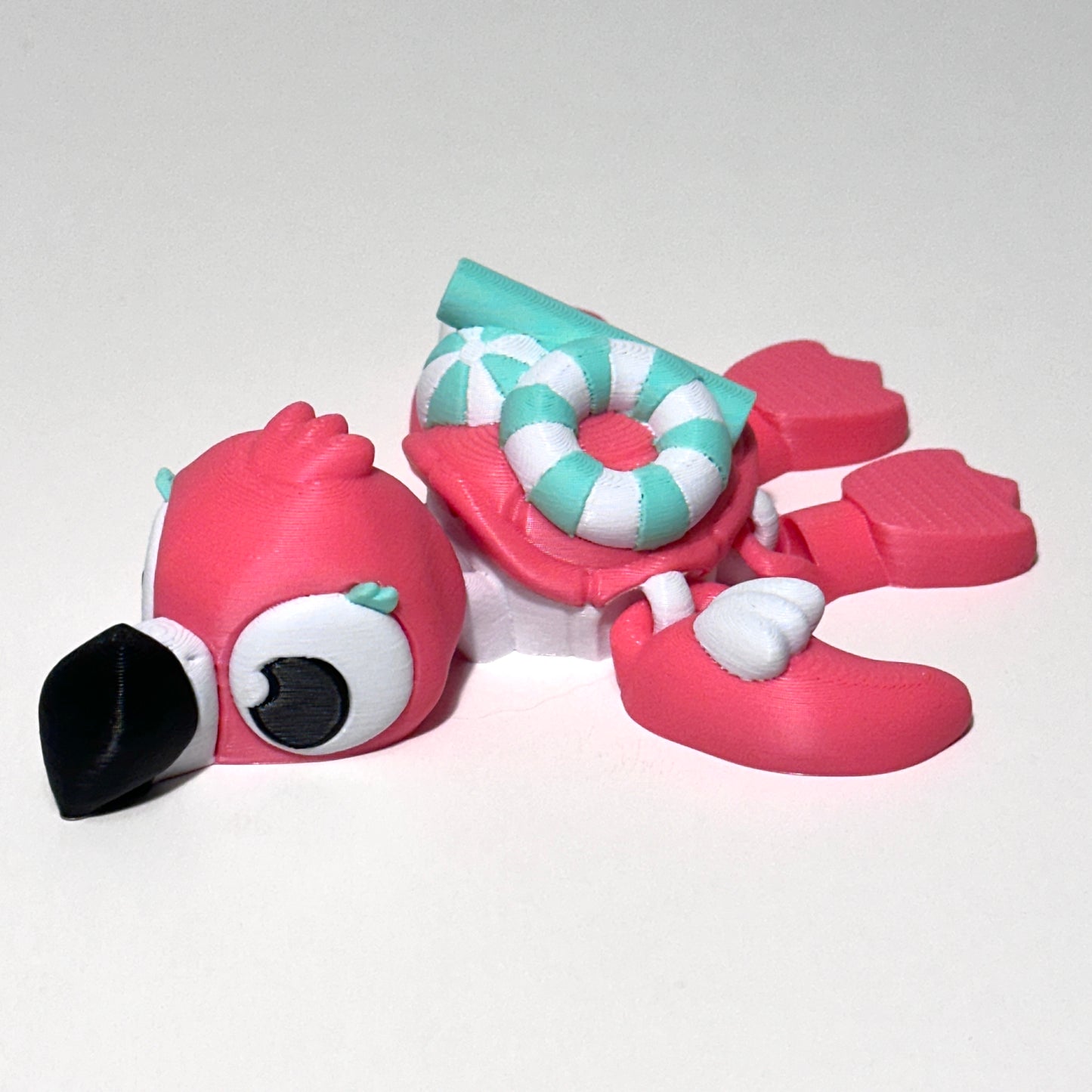 Flamingo Turtle - 3D Printed Articulating Figure
