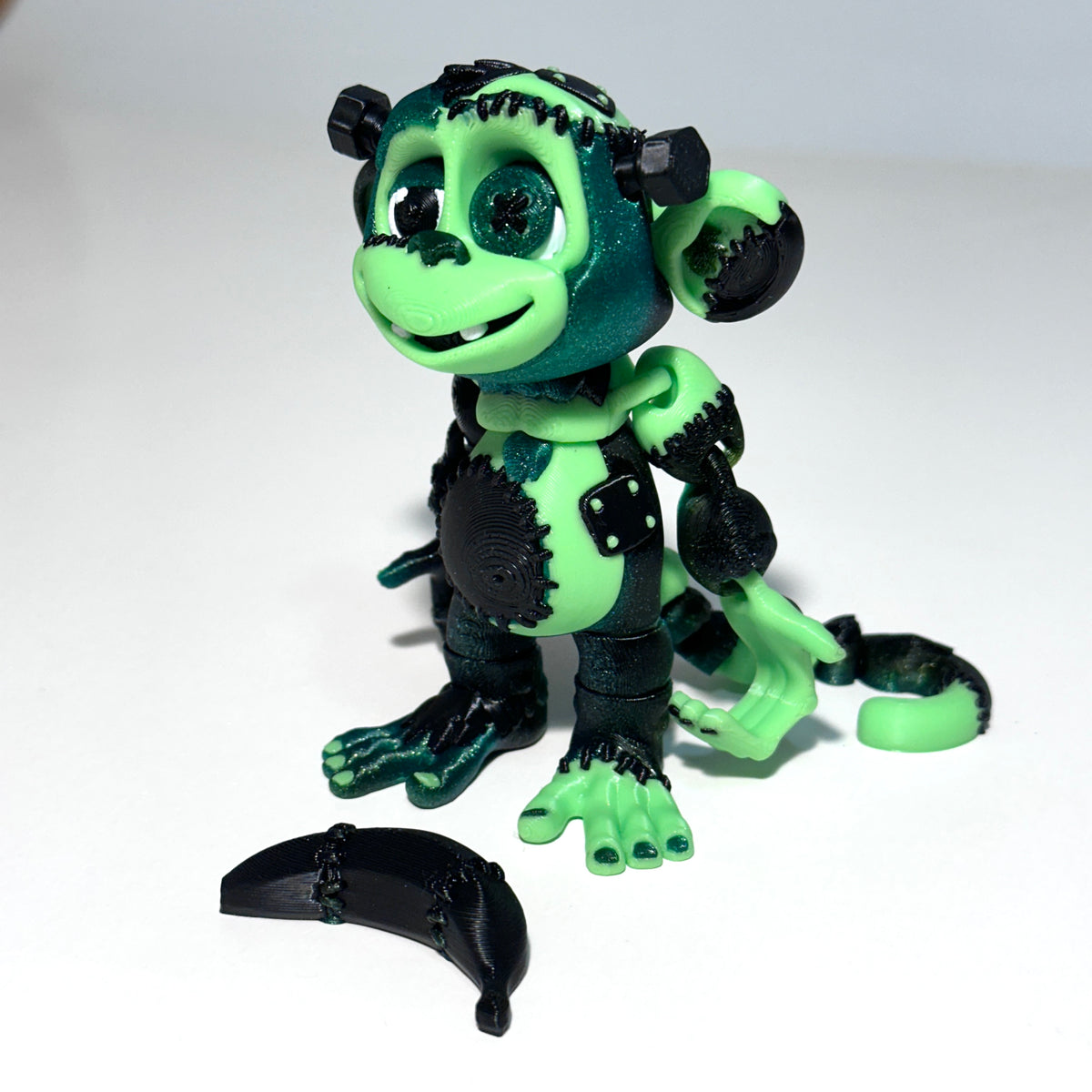 Flexi Monkey And FrankenChimp- 3D Printed Articulating Figure