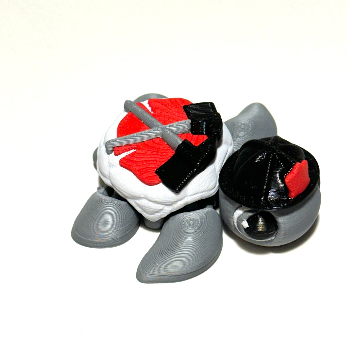 Firefighter Turtle - 3D Printed Articulating Figure