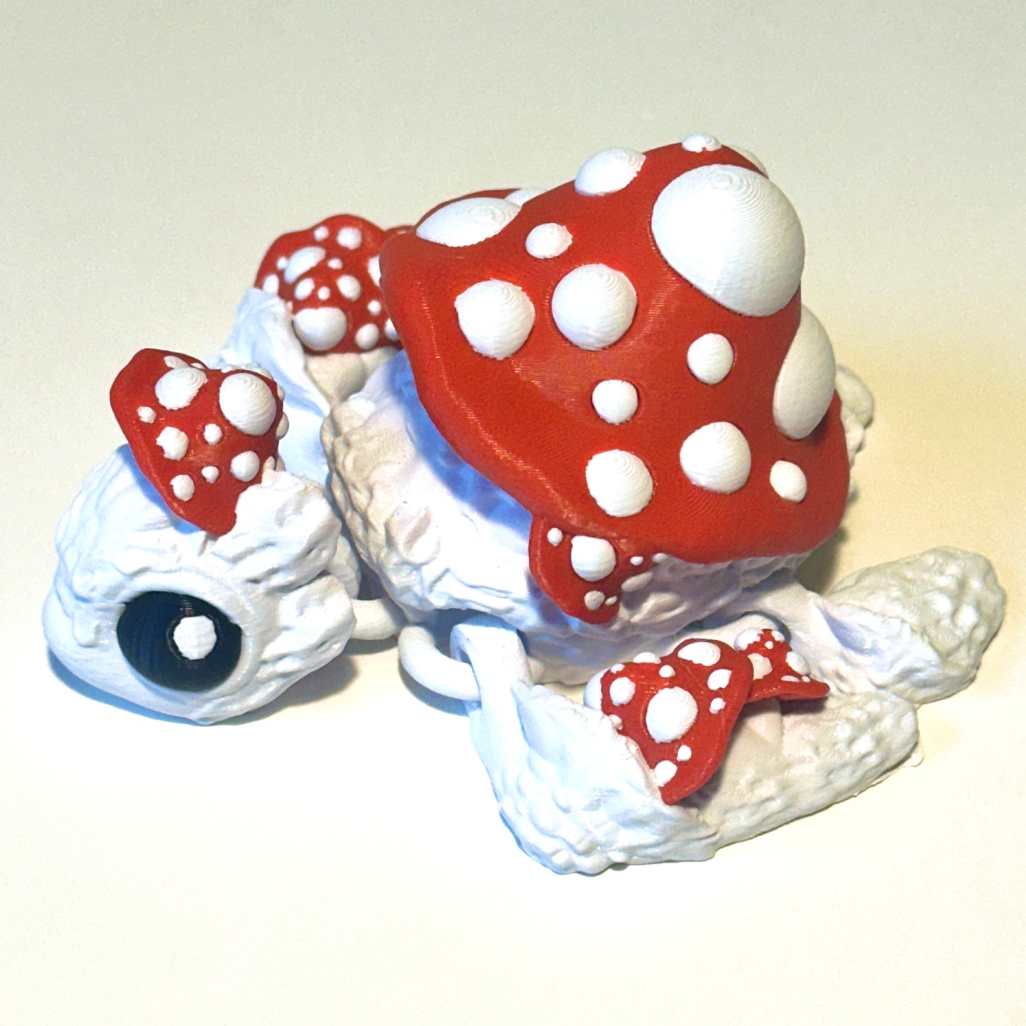 Mushroom Turtle - 3D Printed Articulating Figure