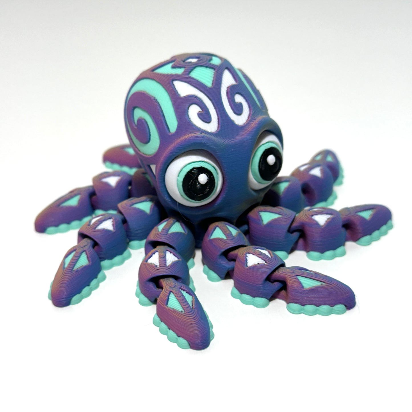 Tattooed Octopus - 3D Printed Articulating Figure