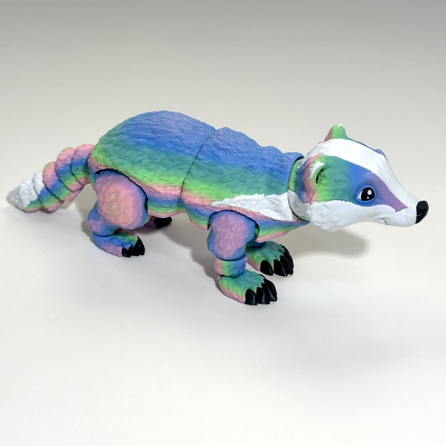 Flexi Badger - 3D Printed Articulating Figure