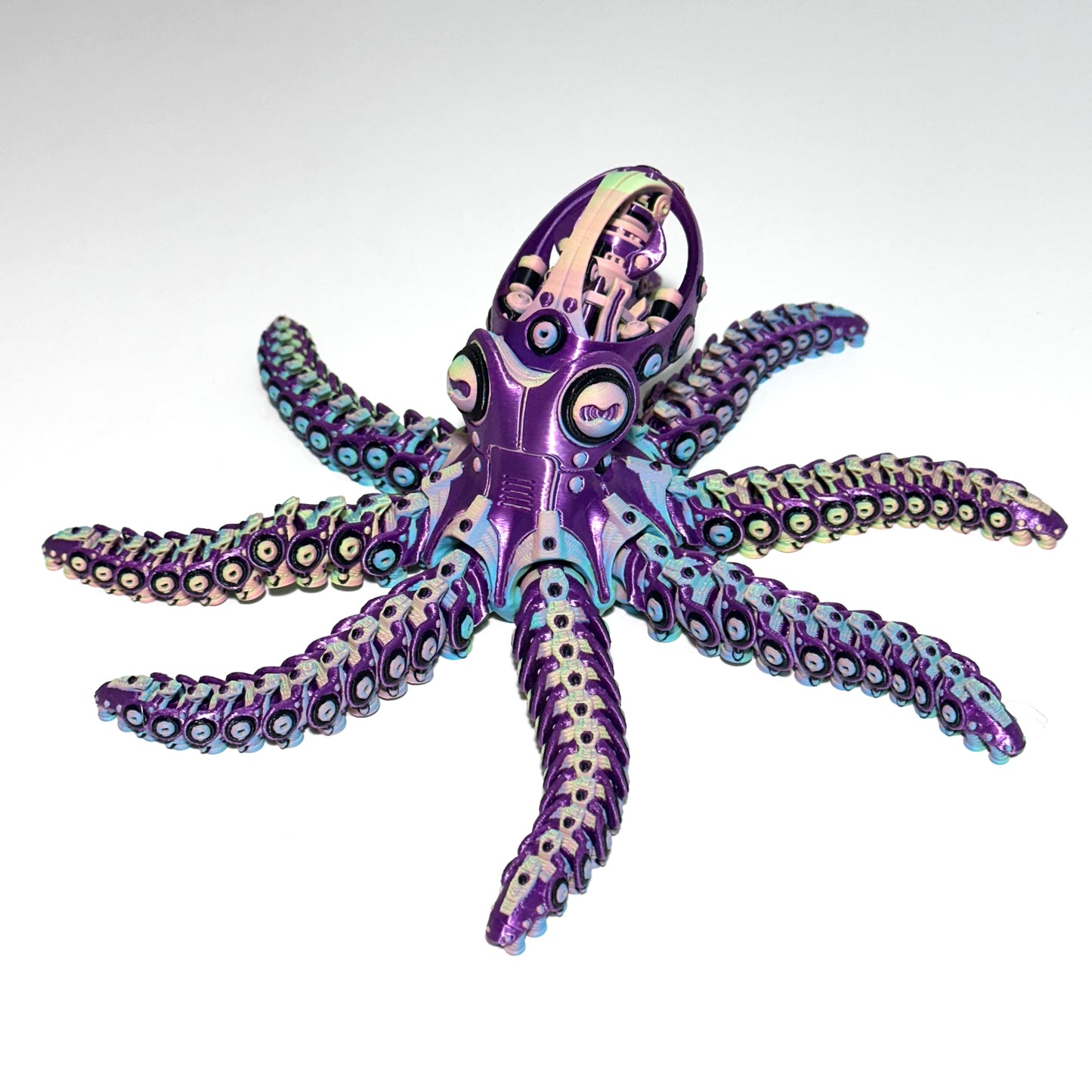 Cyber Octopus - 3D Printed Articulating Figure