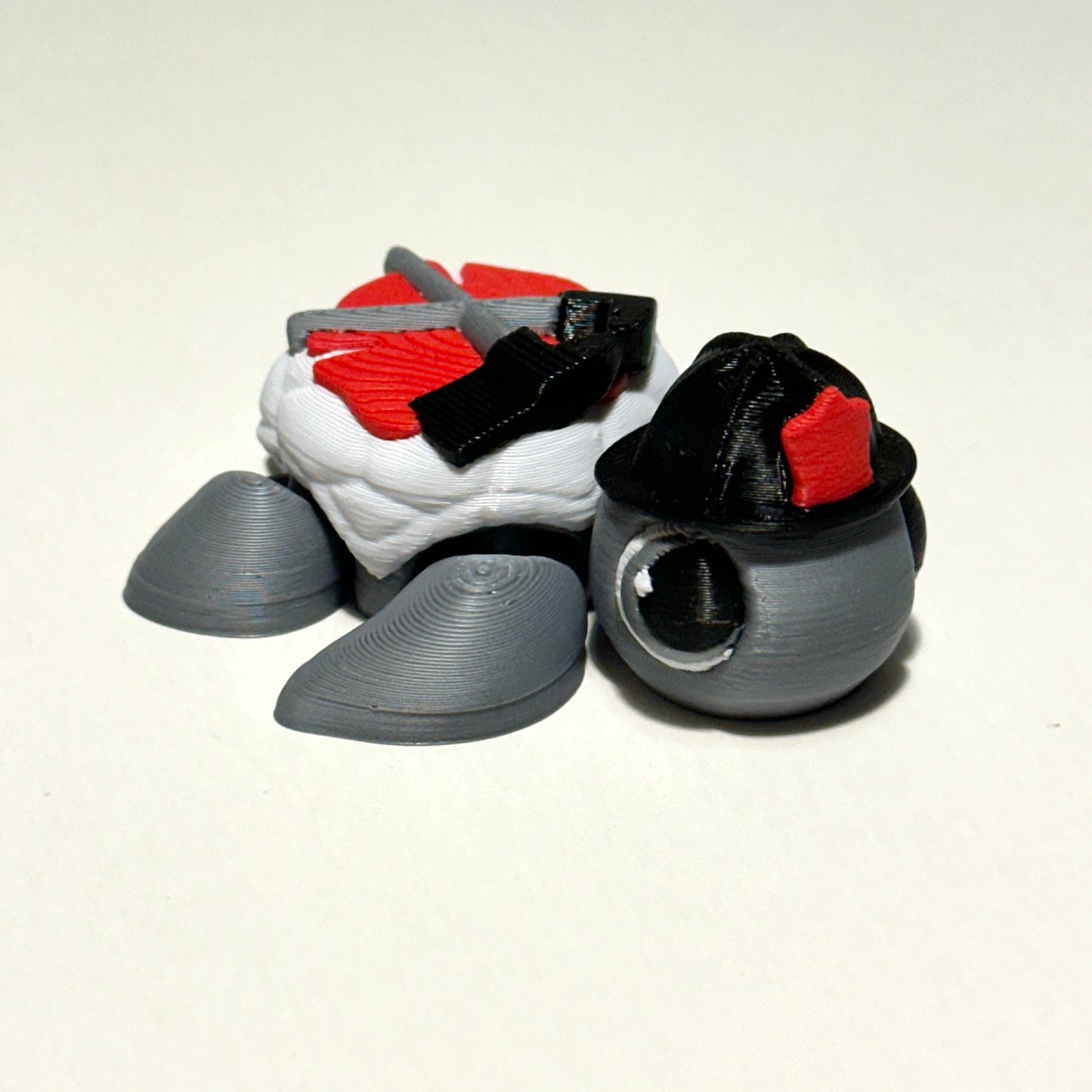 Firefighter Turtle - 3D Printed Articulating Figure