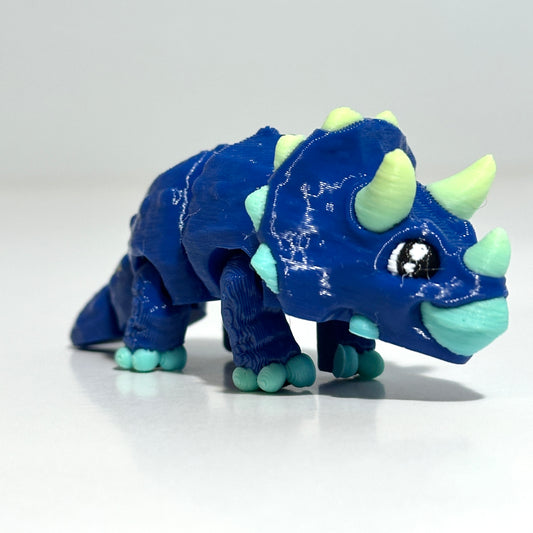 Baby Triceratops - 3D Printed Articulating Figure