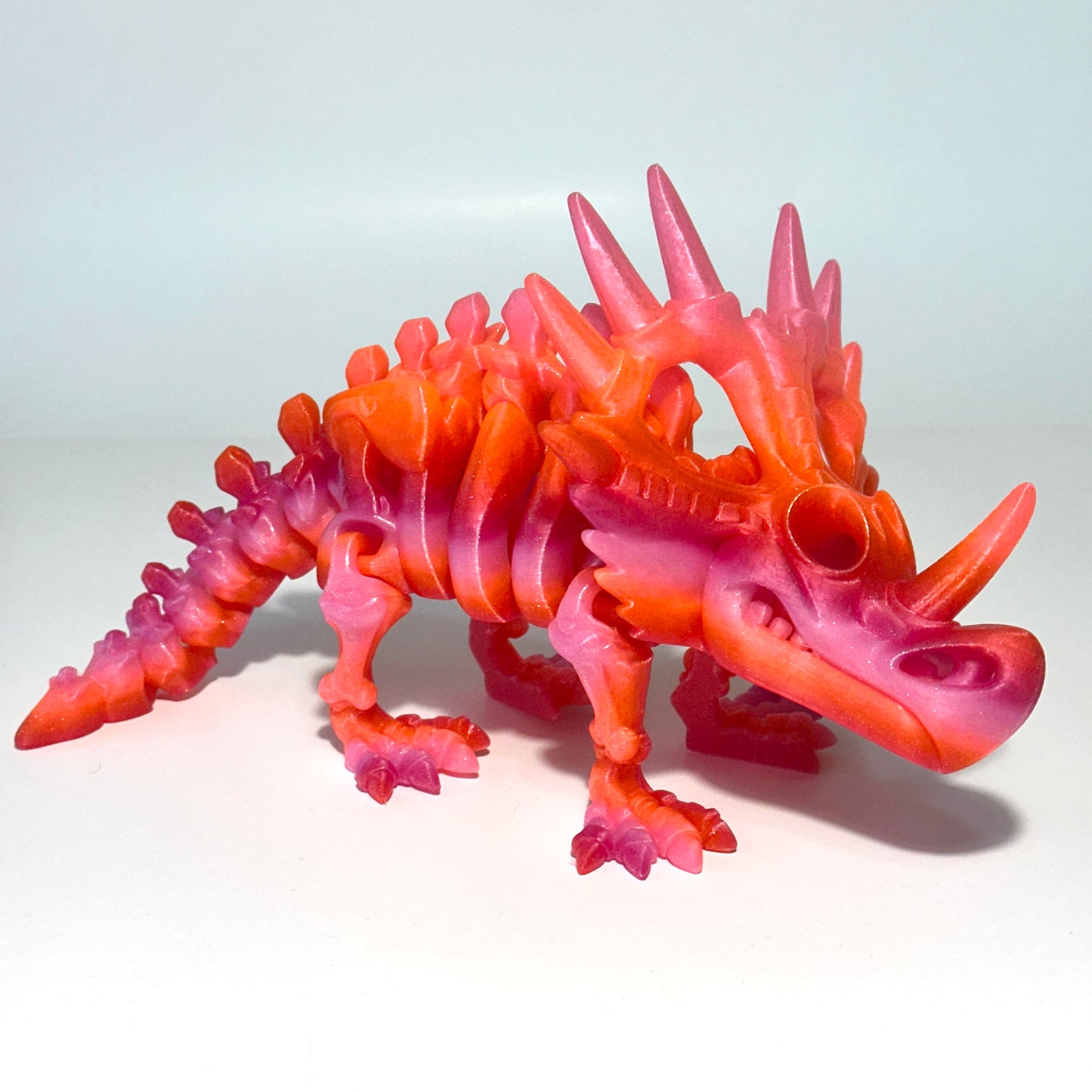 Flexi Skeleton Styracosaurus - 3D Printed Articulating Figure
