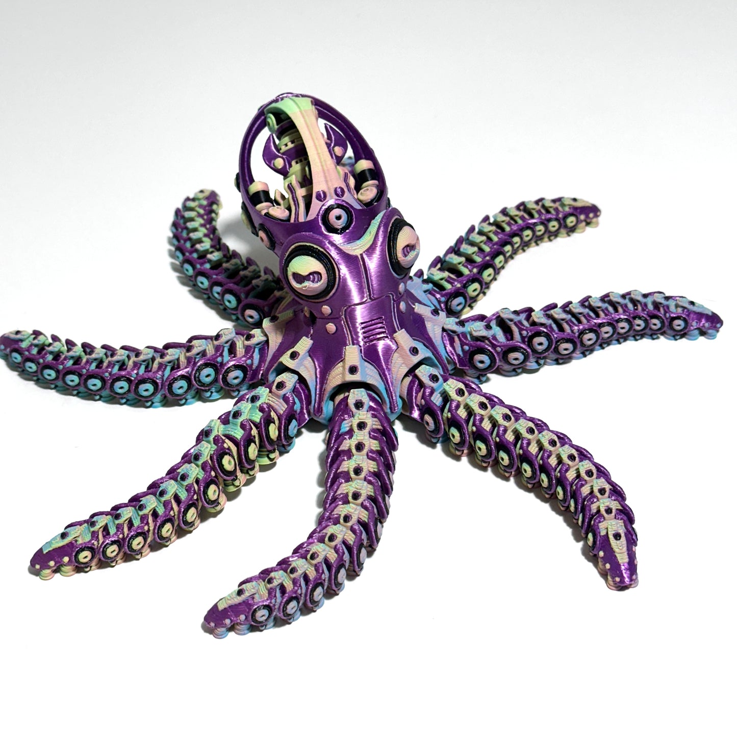Cyber Octopus - 3D Printed Articulating Figure