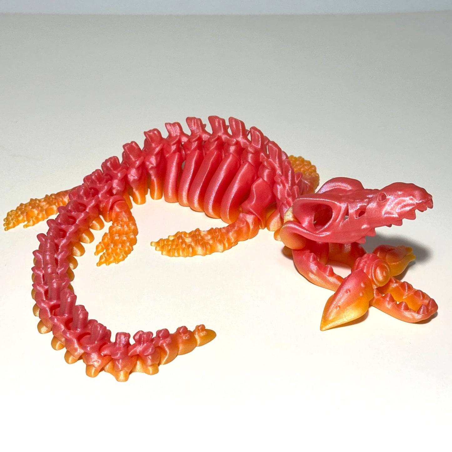 Giant Flexi Skeleton Mosasaurus - 3D Printed Articulating Figure