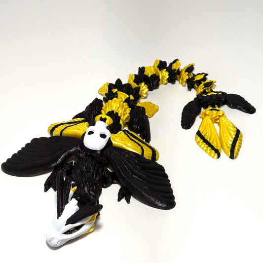 Death Moth Dragon - 3D Printed Articulating Figure