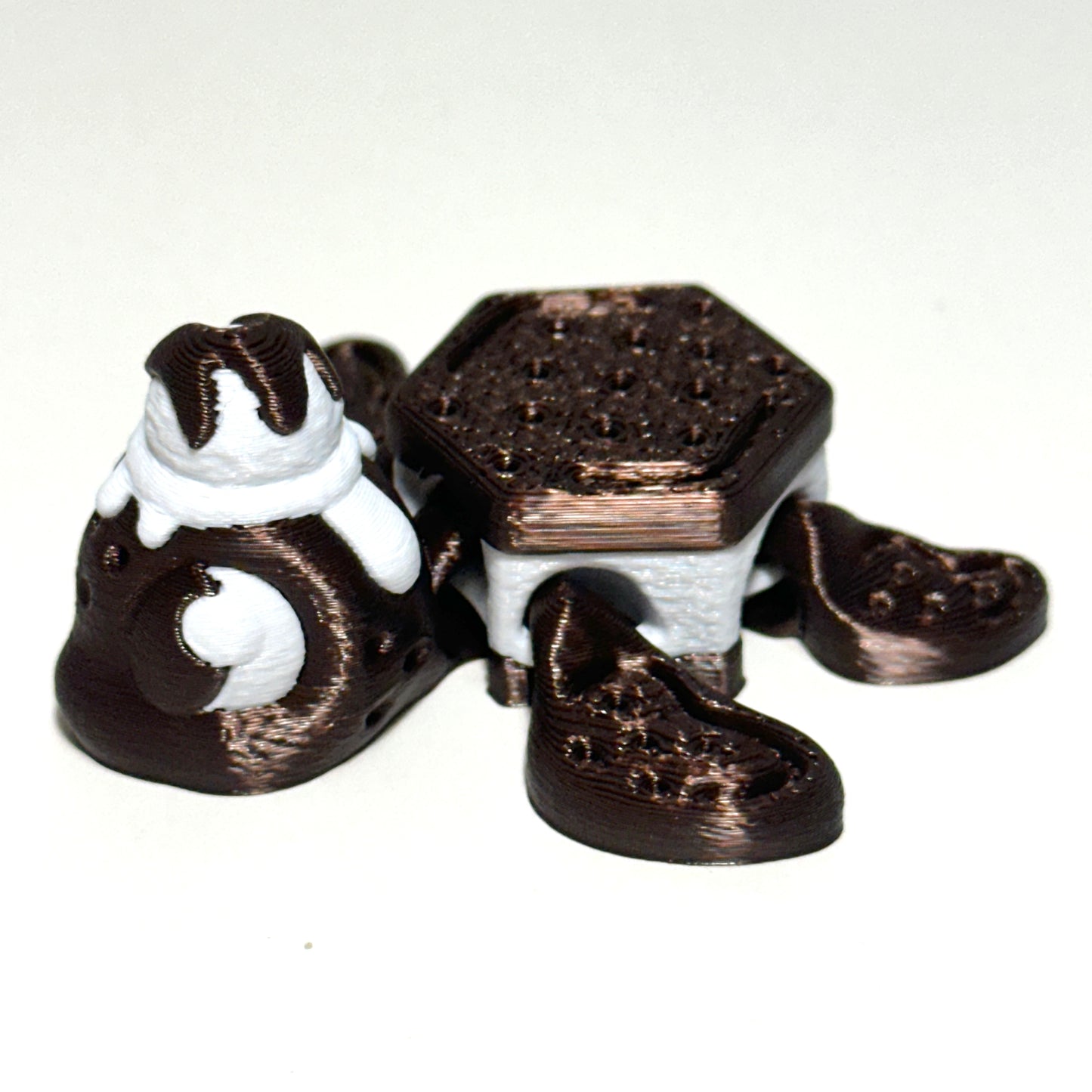 Ice Cream Sandwich Turtle - 3D Printed Articulating Figure