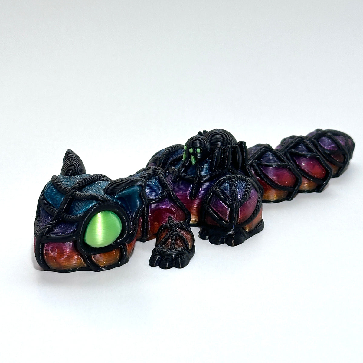 Baby Spider Dragon - 3D Printed Articulating Figure
