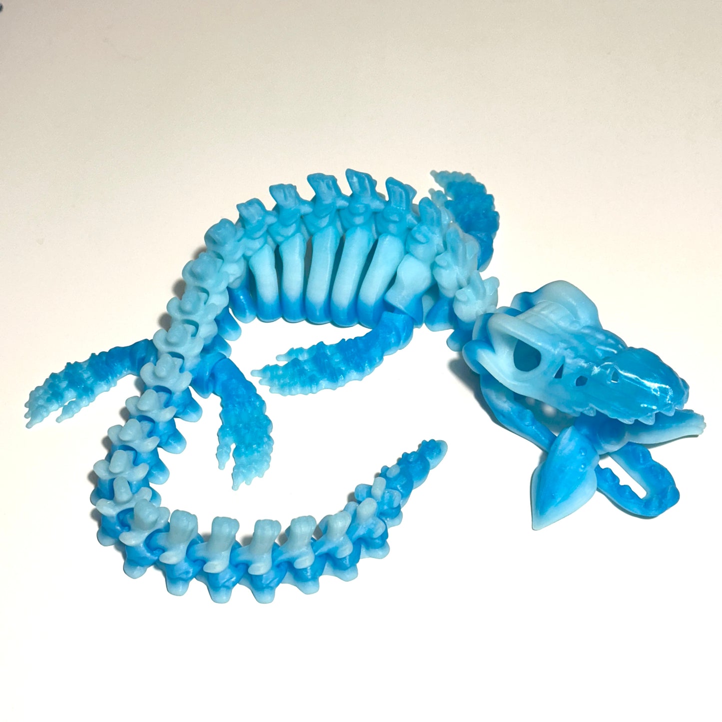 Giant Flexi Skeleton Mosasaurus - 3D Printed Articulating Figure