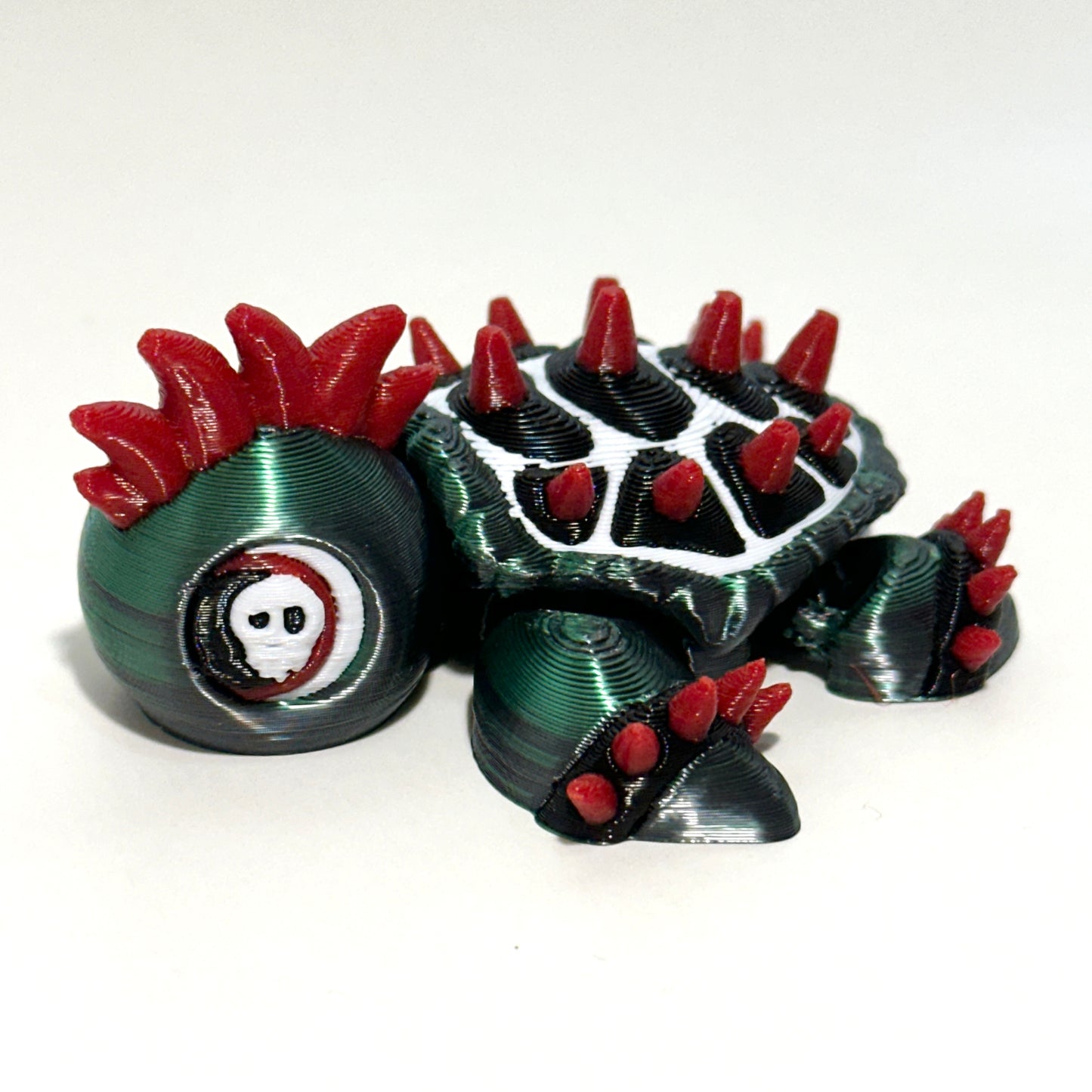 Punk Turtle - 3D Printed Articulating Figure