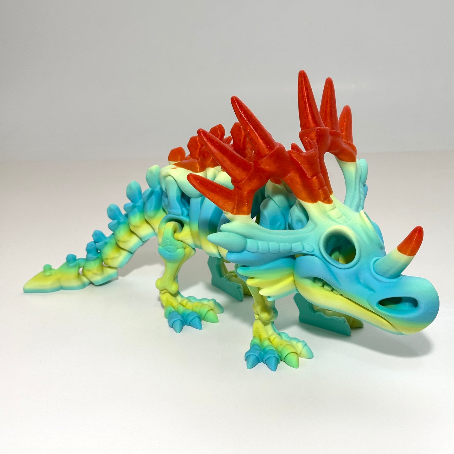 Giant Flexi Triceratops - 3D Printed Articulating Figure