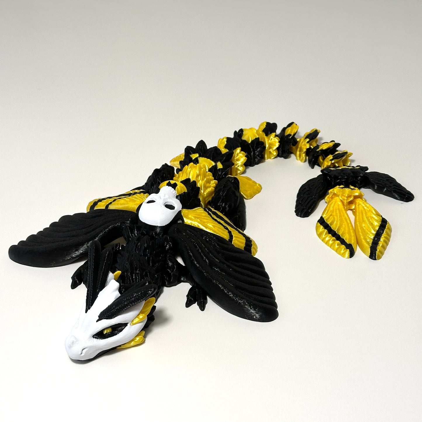 Death Moth Dragon - 3D Printed Articulating Figure