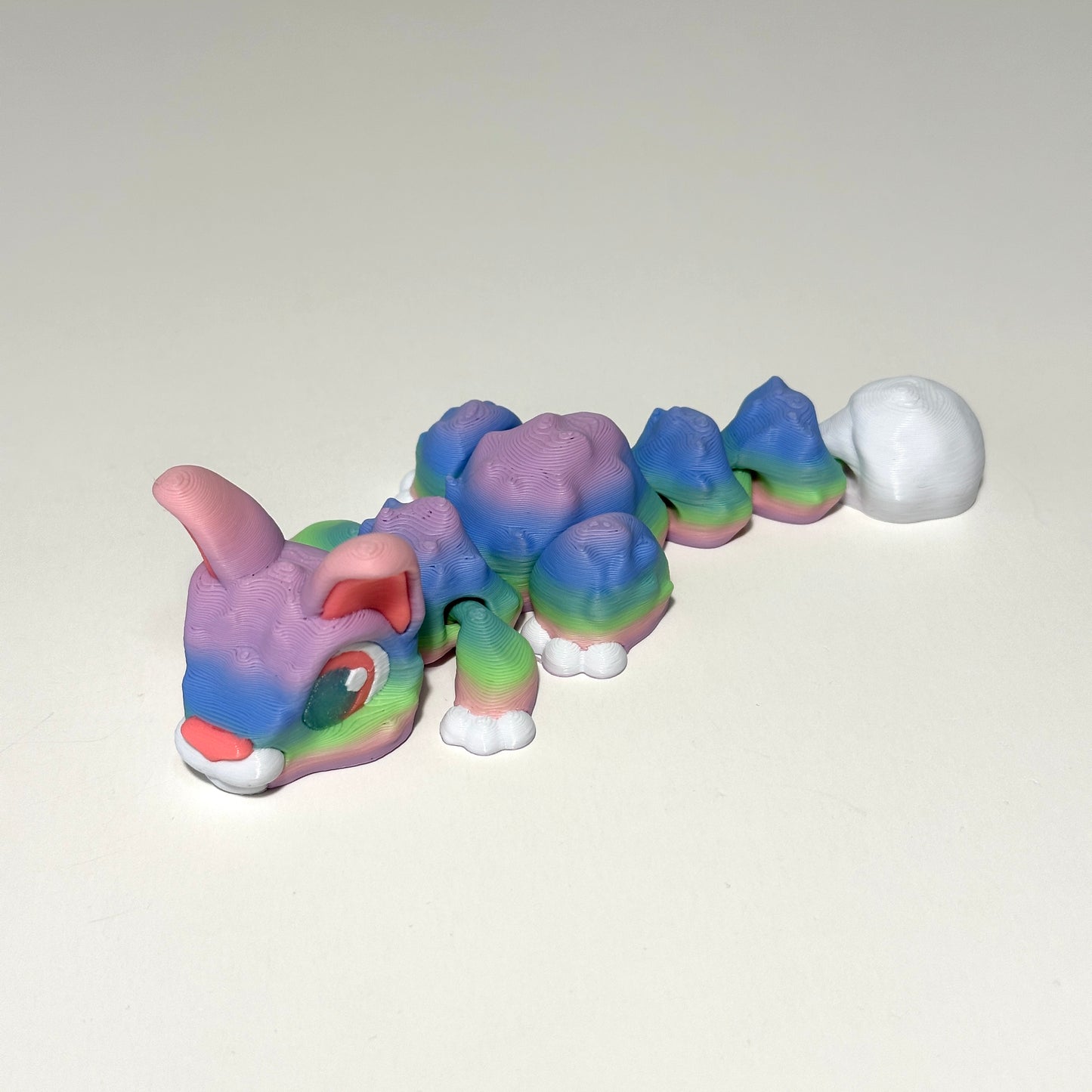Baby Bunny Dragon - 3D Printed Articulating Figure