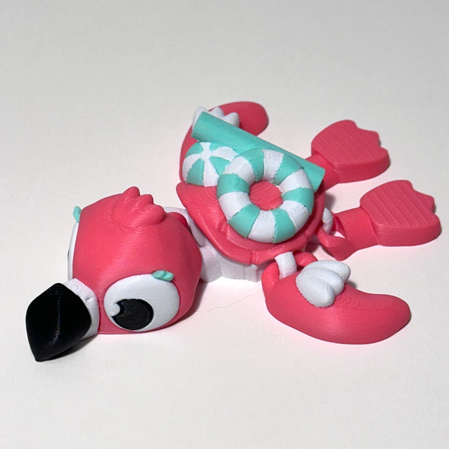 Flamingo Turtle - 3D Printed Articulating Figure