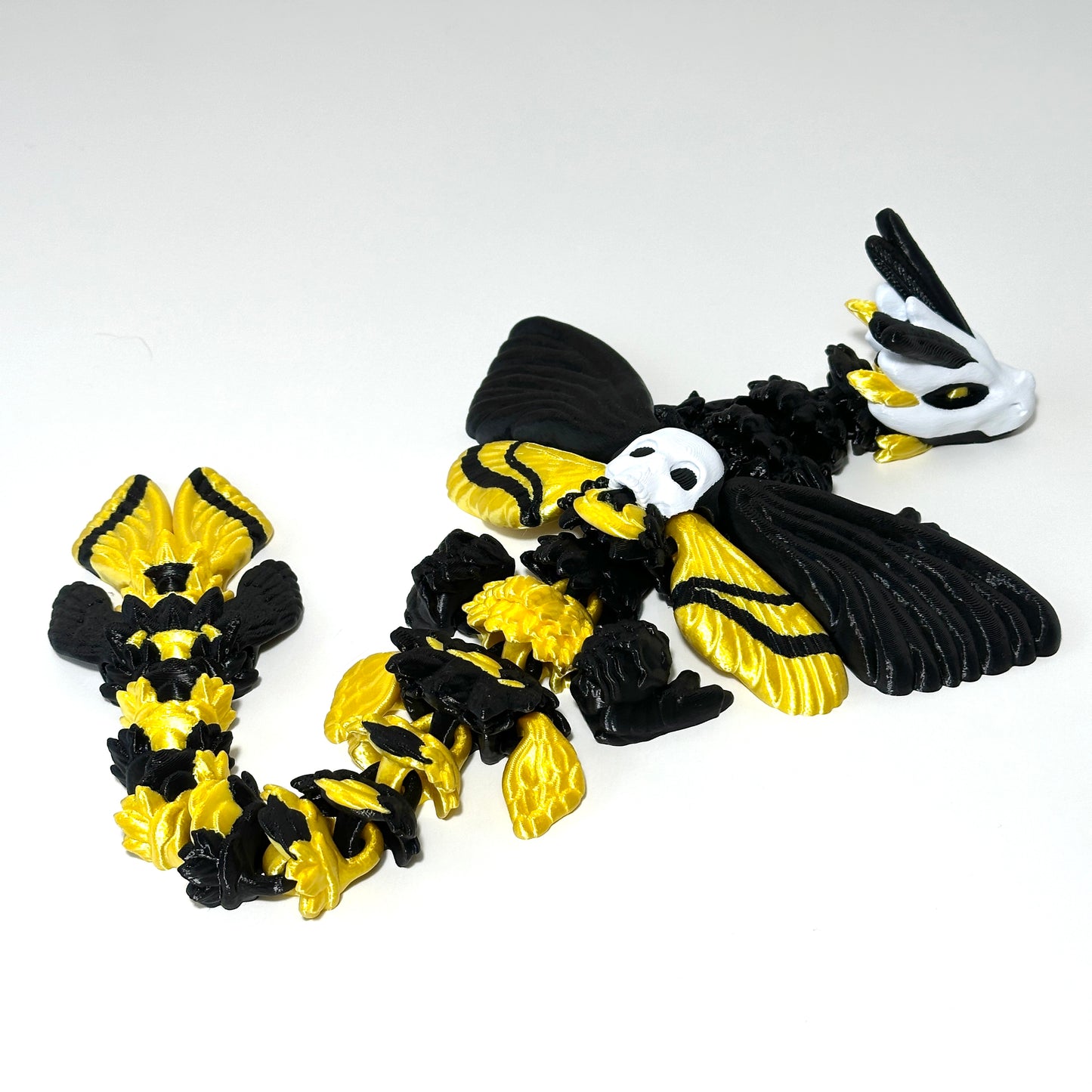 Death Moth Dragon - 3D Printed Articulating Figure