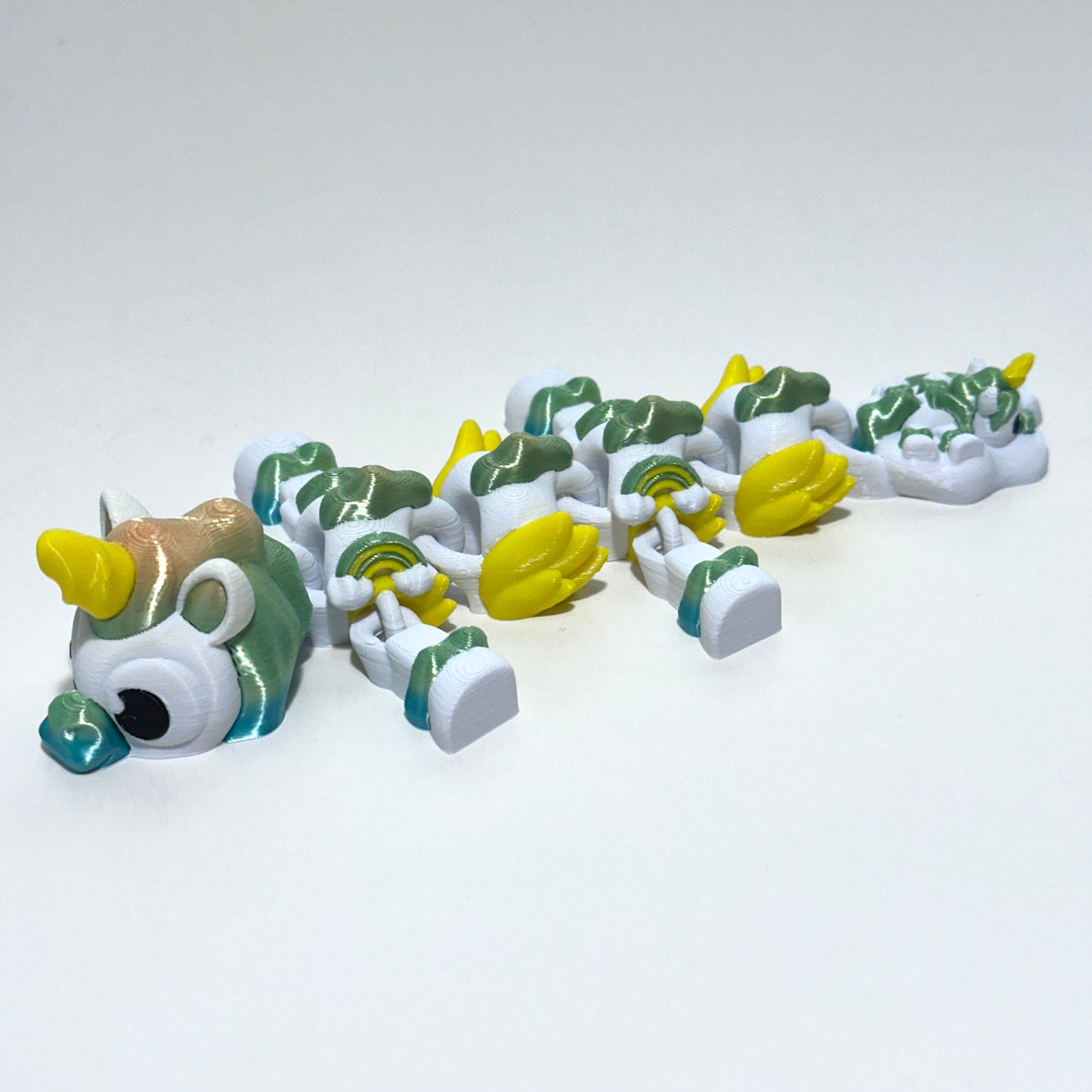 Baby Unicorn Dragon - 3D Printed Articulating Figure