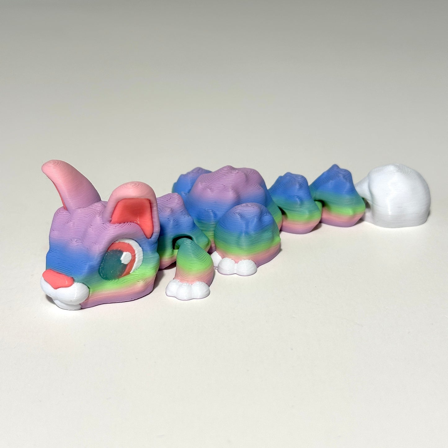 Baby Bunny Dragon - 3D Printed Articulating Figure