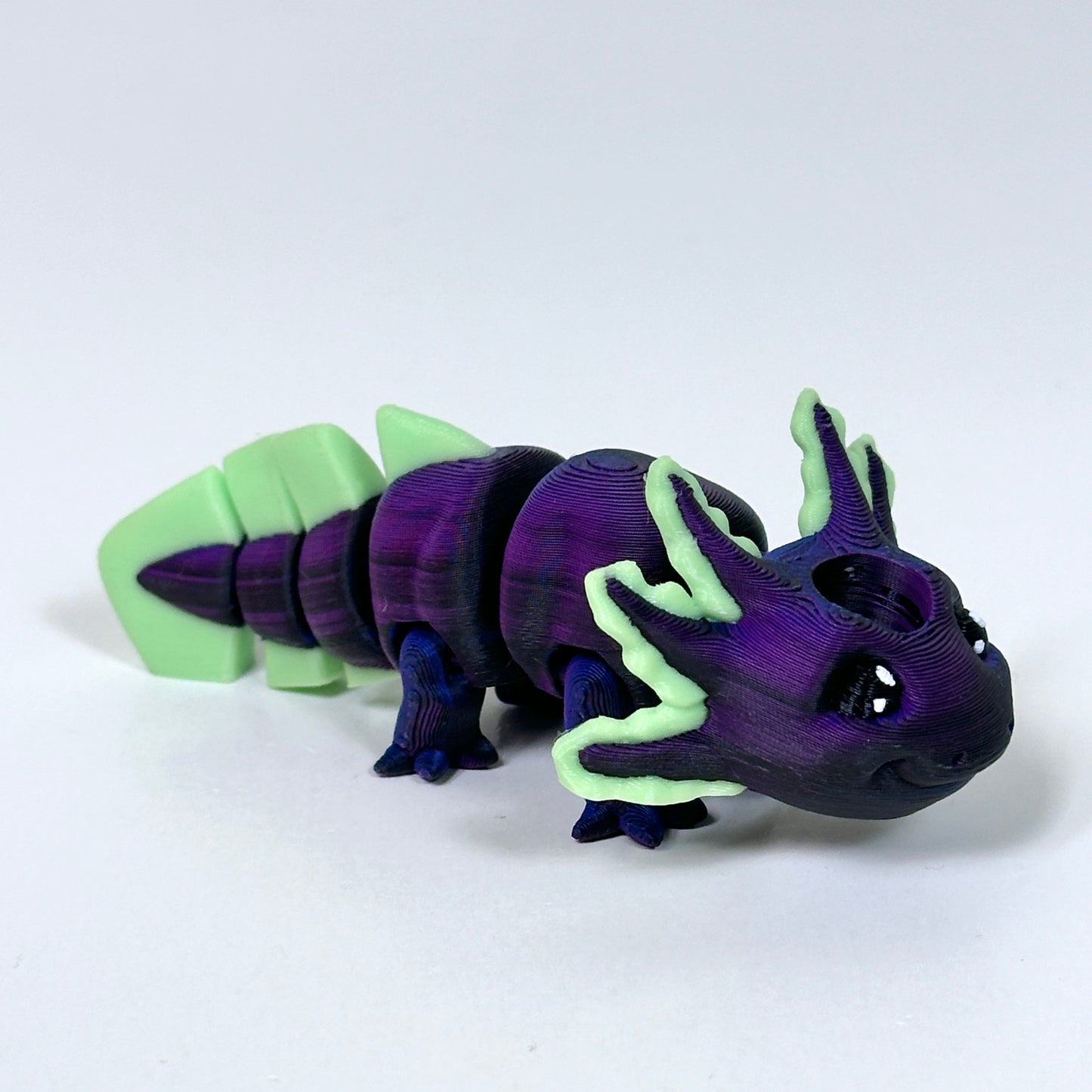 Baby Axolotl - 3D Printed Articulating Figure