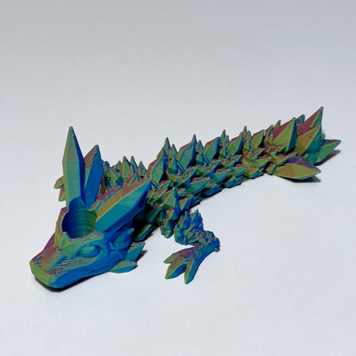 Crystal Tadling Straw Topper - 3D Printed Articulating Figure
