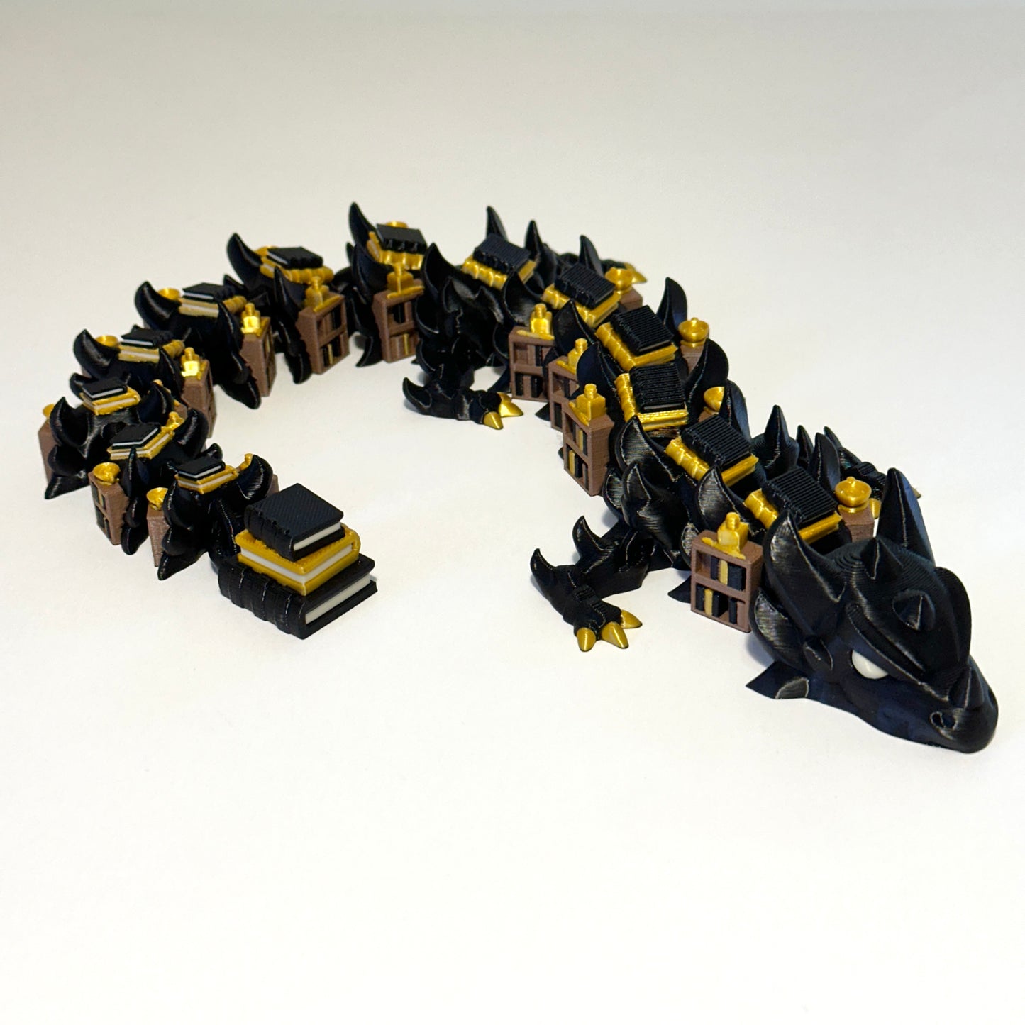 Book Dragon - 3D Printed Articulating Figure