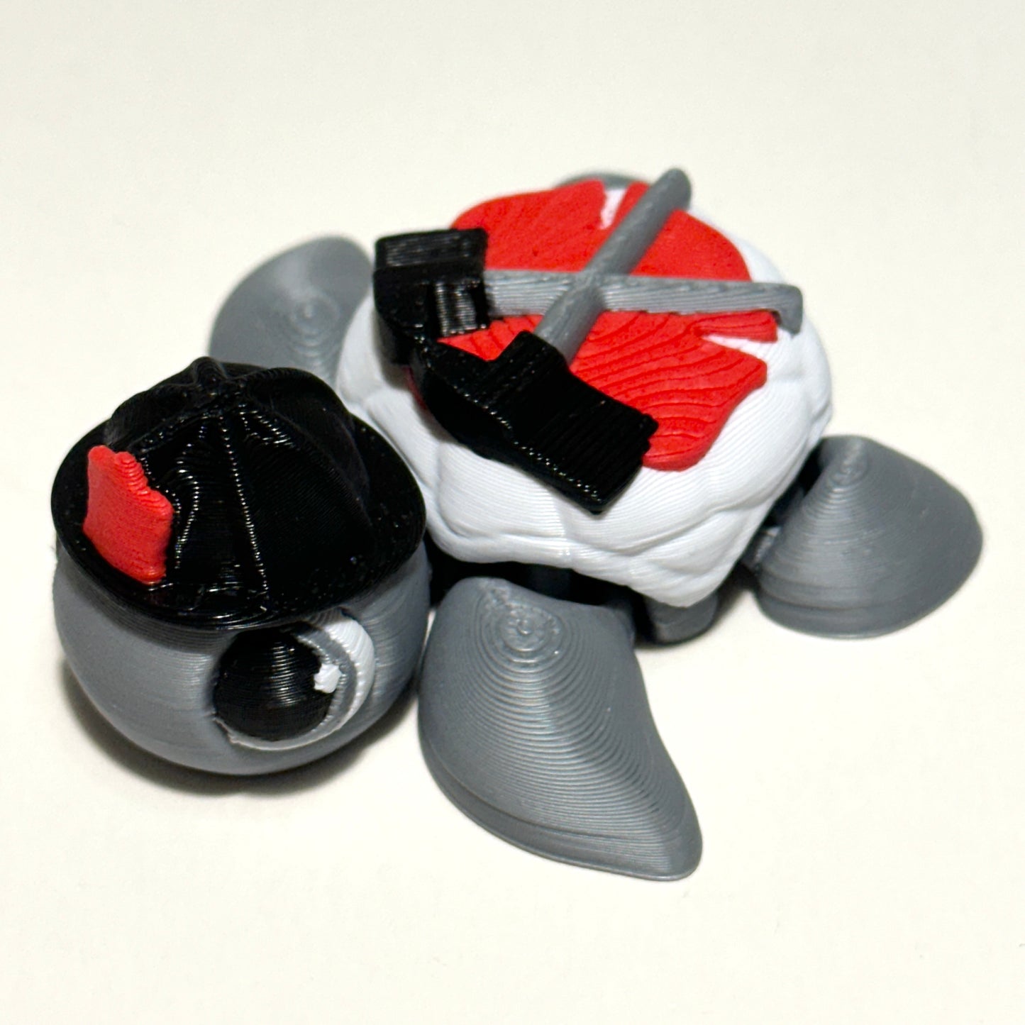 Firefighter Turtle - 3D Printed Articulating Figure