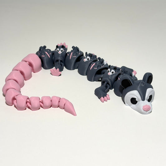 Opossum Dragon - 3D Printed Articulating Figure