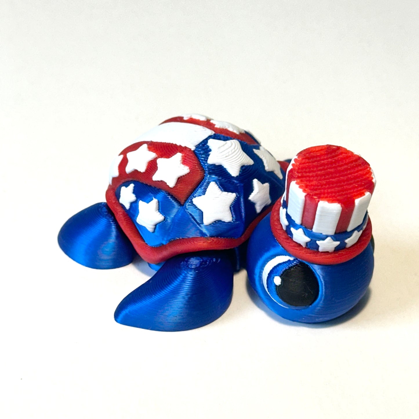 Patriot Turtle - 3D Printed Articulating Figure