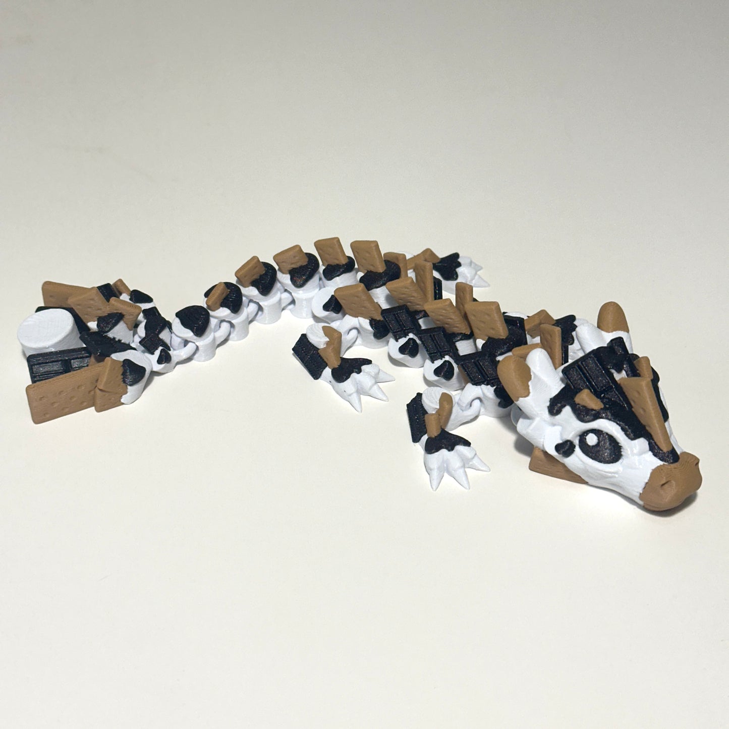 Baby S'mores Dragon - 3D Printed Articulating Figure