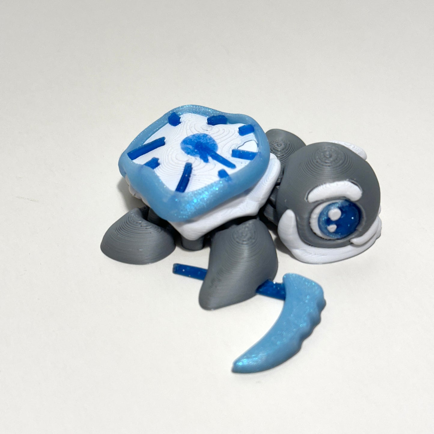 Father Time Turtle - 3D Printed Articulating Figure