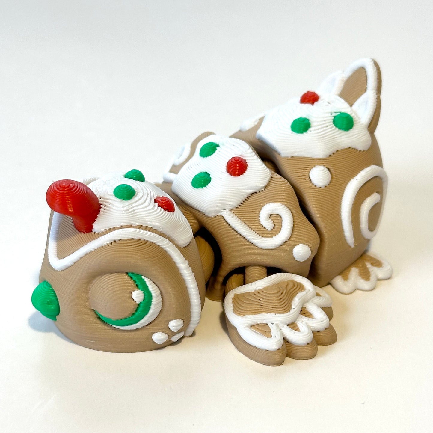 Gingerbread Quail - 3D Printed Articulating Figure