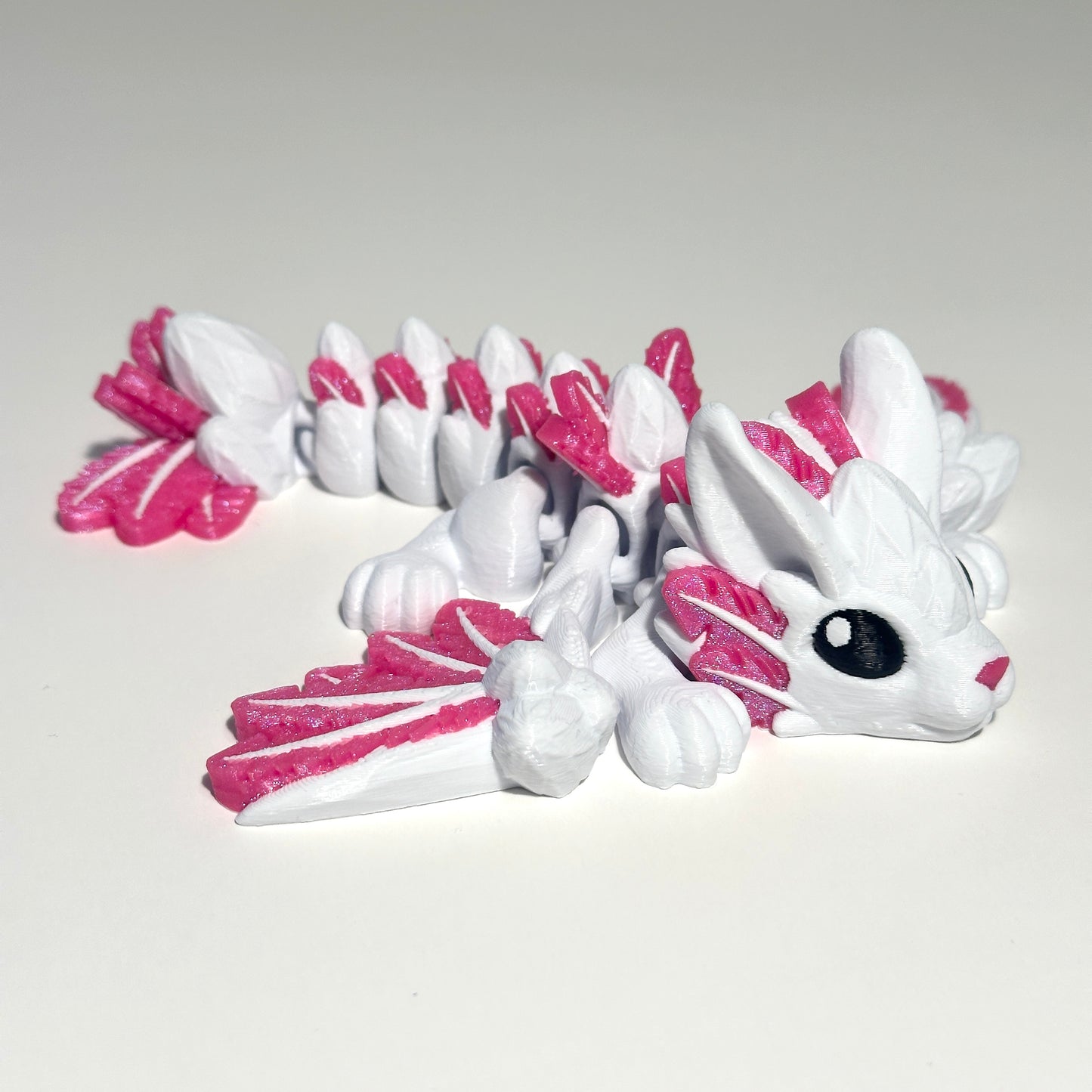 Baby Bunny Wyvern - 3D Printed Articulating Figure