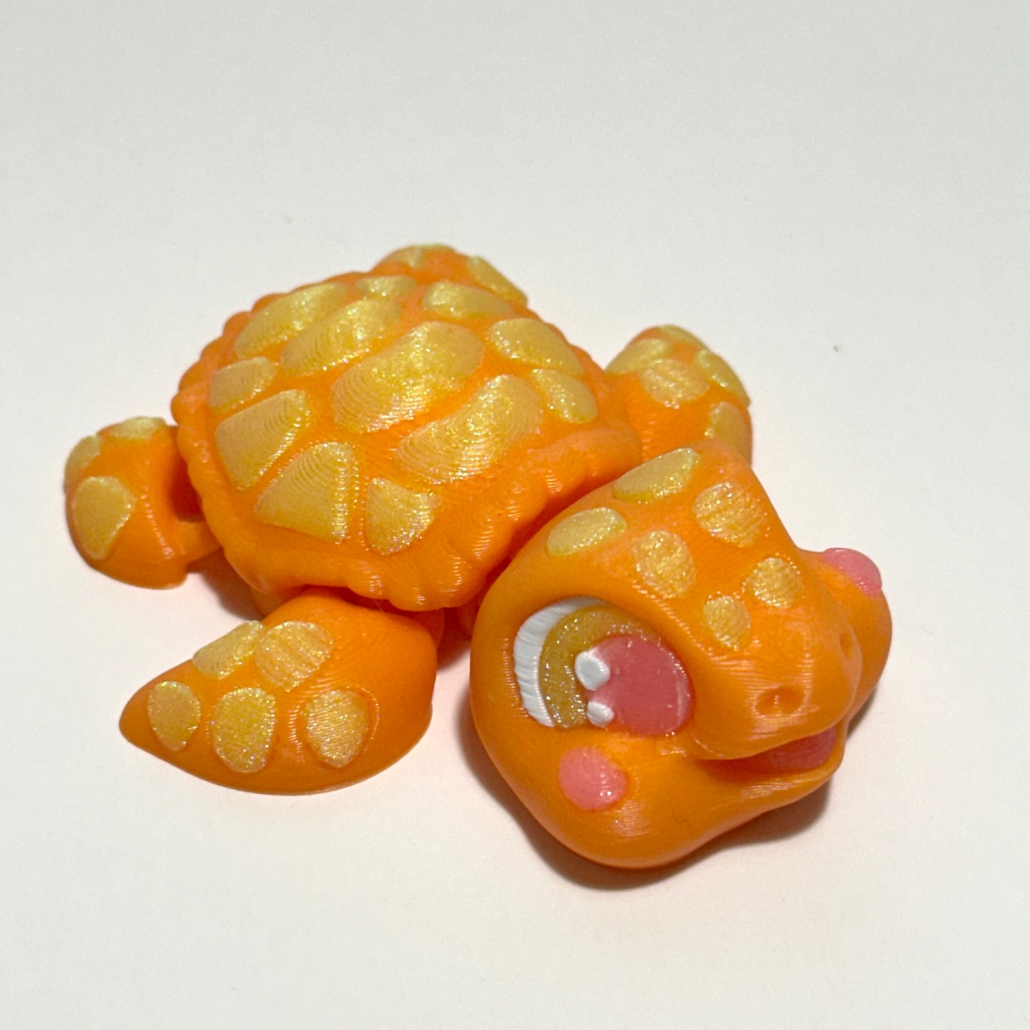 Happiness Turtle - 3D Printed Articulating Figure