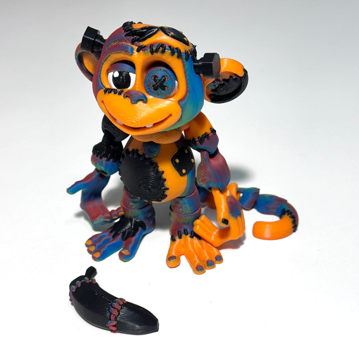 Flexi Monkey And FrankenChimp- 3D Printed Articulating Figure