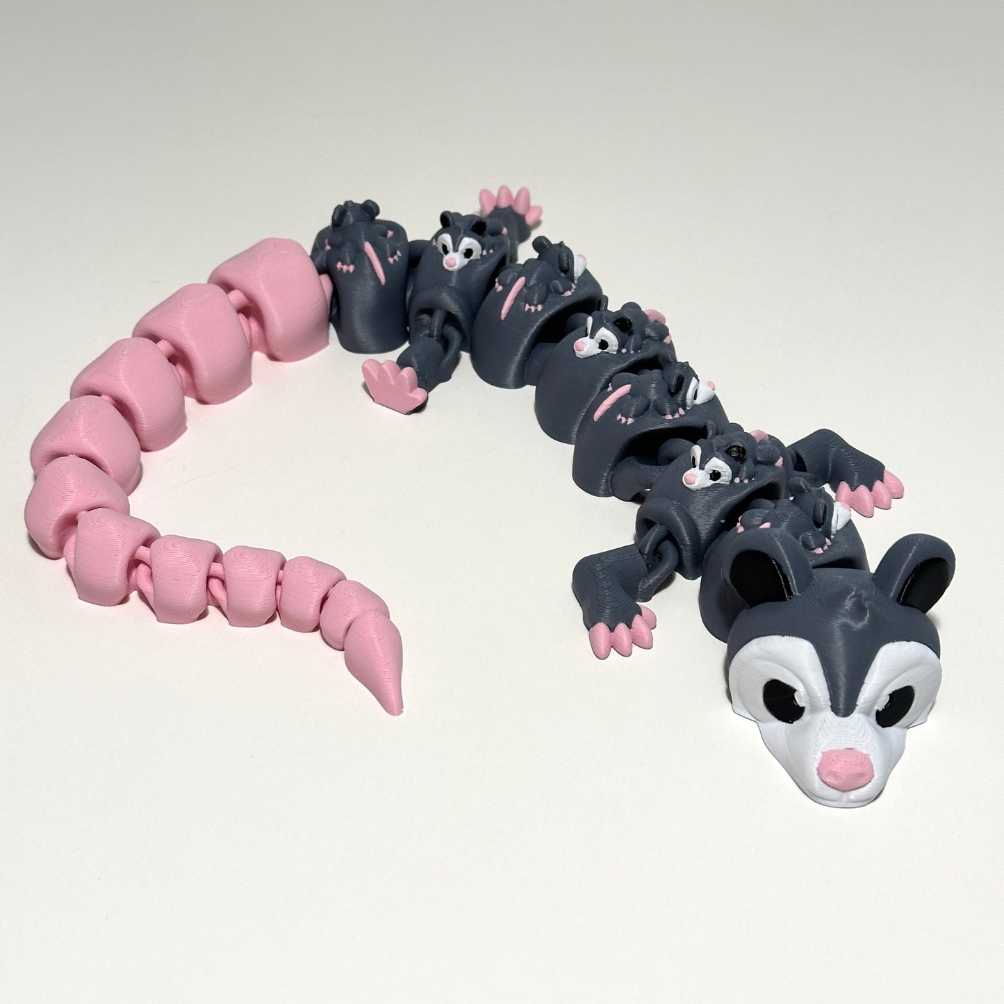 Opossum Dragon - 3D Printed Articulating Figure