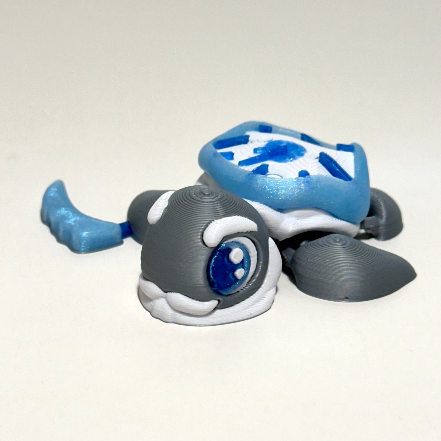 Father Time Turtle - 3D Printed Articulating Figure