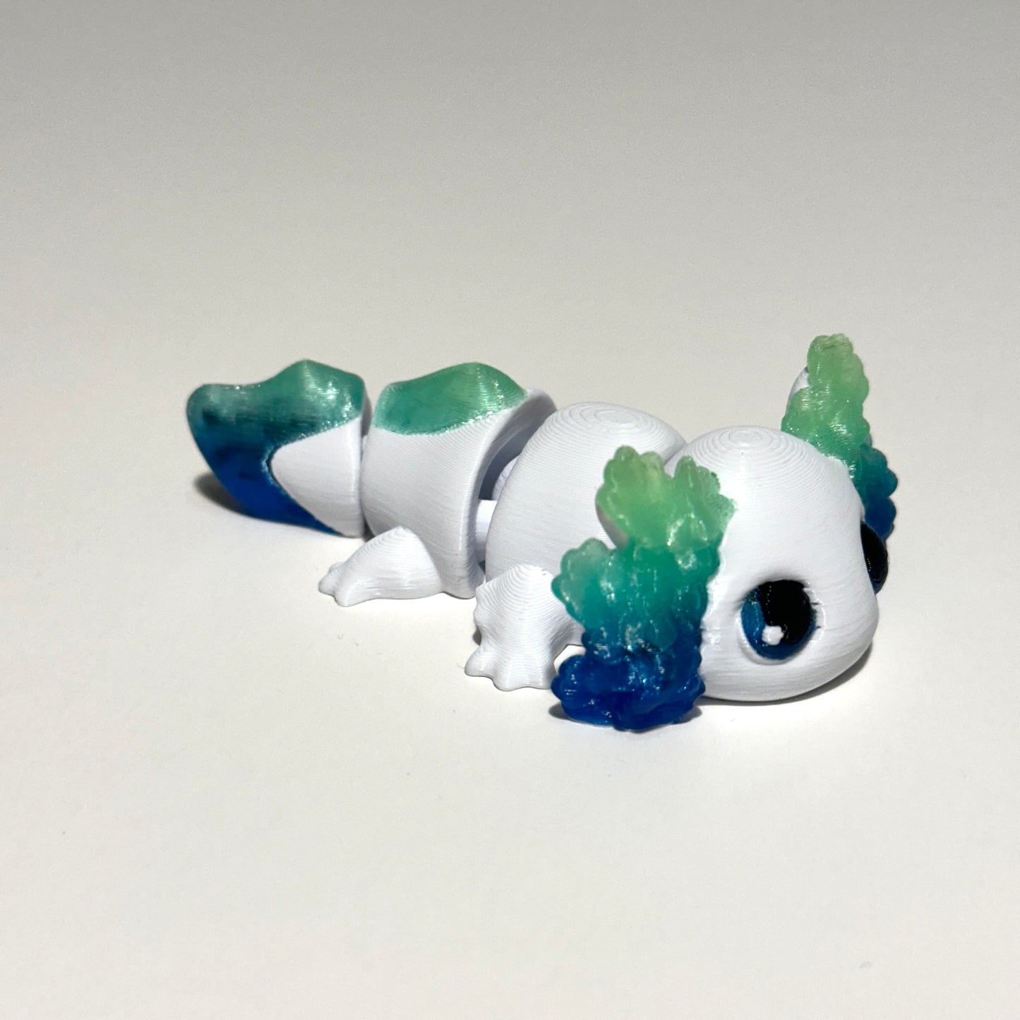Tiny Luckolotl - 3D Printed Articulating Figure