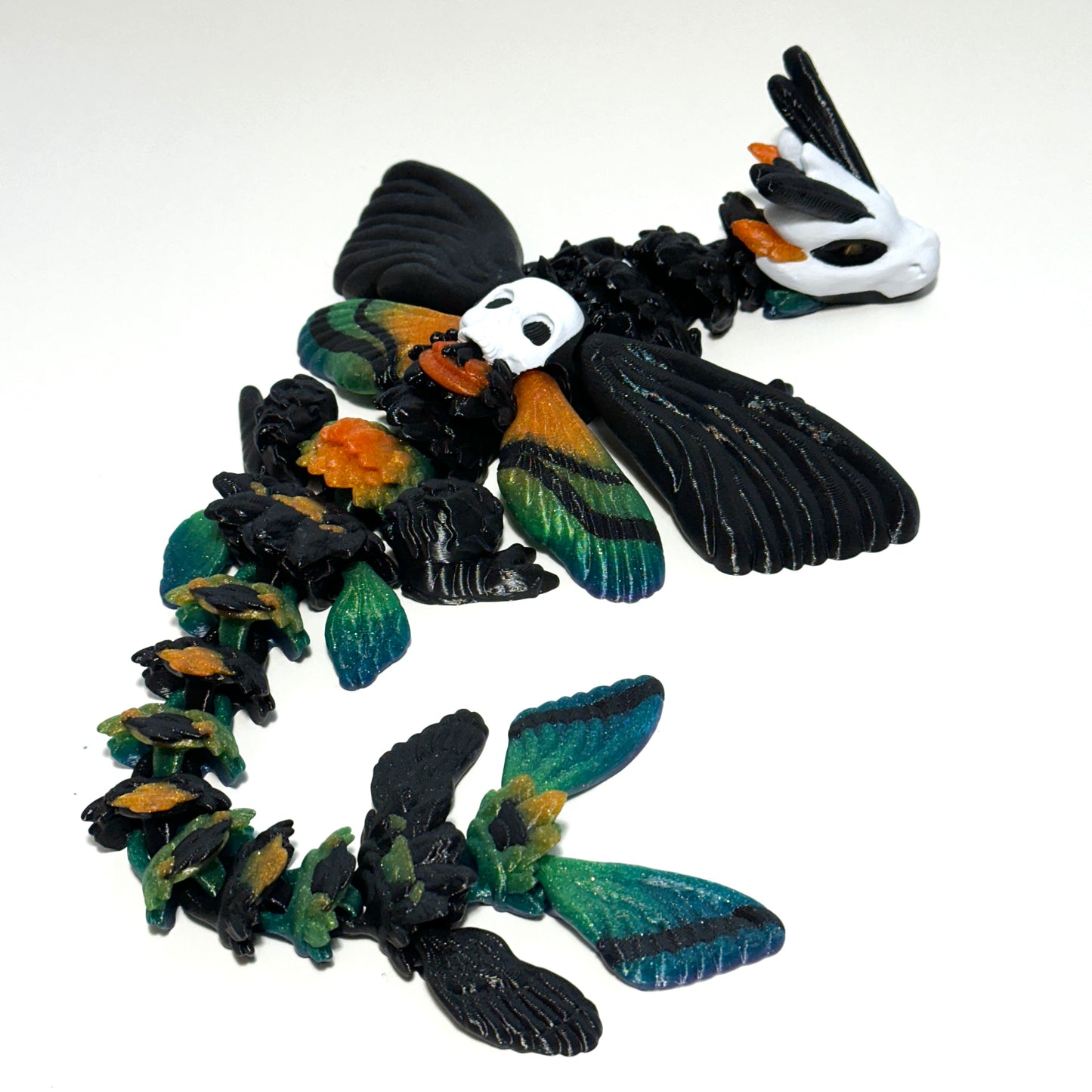 Death Moth Dragon - 3D Printed Articulating Figure
